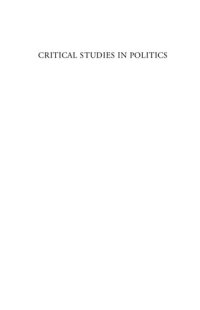 cover of the book Critical Studies in Politics: Exploring Sites, Selves, Power