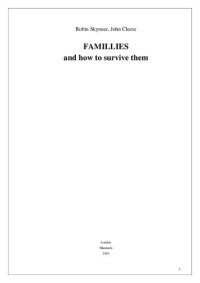 cover of the book Families and how to survive them