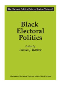 cover of the book Black Electoral Politics: Participation, Performance, Promise