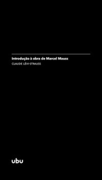 cover of the book Introdução à obra de Marcel Mauss (Coleção Argonautas)