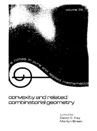 cover of the book Convexity and related combinatorial geometry: Proceedings of the Second University of Oklahoma Conference