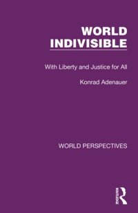 cover of the book World Indivisible: With Liberty and Justice for All