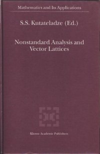 cover of the book Nonstandard Analysis and Vector Lattices