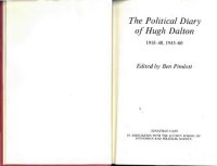 cover of the book The Political Diary of Hugh Dalton