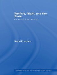 cover of the book Welfare, Right and the State: A Framework for Thinking