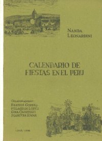 cover of the book Calendario de fiestas en el Perú