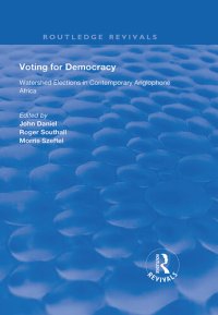 cover of the book Voting for Democracy: Watershed Elections in Contemporary Anglophone Africa