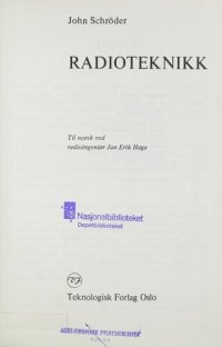 cover of the book Radioteknikk