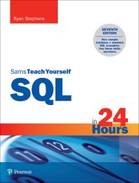 cover of the book SQL in 24 Hours, Sams Teach Yourself, 7th Edition