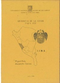 cover of the book Geografía de la costa, siglo XIX. Lima (Cañete, Huarochirí)