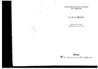 cover of the book Fundamentos de la filosofía del derecho