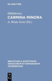 cover of the book Carmina minora