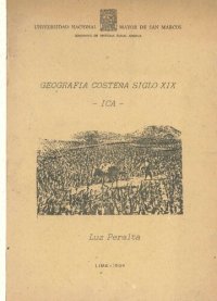 cover of the book Geografía costeña, siglo XIX. Ica