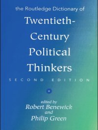 cover of the book The Routledge Dictionary of Twentieth-Century Political Thinkers