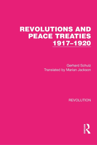 cover of the book Revolutions and Peace Treaties 1917–1920