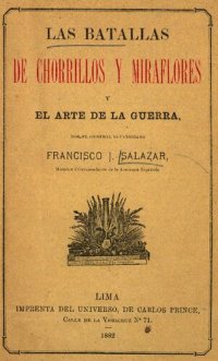 cover of the book Las batallas de Chorrillos y Miraflores (Lima) y el arte de la guerra