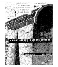 cover of the book A First Course in Linear Algebra [black&white only]