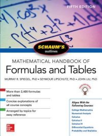 cover of the book Schaum's Outline of Mathematical Handbook of Formulas and Tables