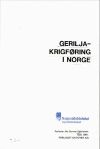 cover of the book Geriljakrigføring i Norge