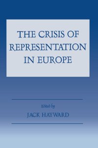 cover of the book The Crisis of Representation in Europe