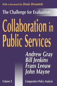 cover of the book Collaboration in Public Services: The Challenge for Evaluation