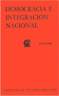 cover of the book Democracia e integración nacional