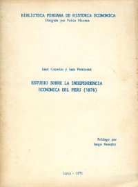 cover of the book Estudios sobre la independencia económica del Perú (1876)