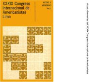 cover of the book Americanística, Antropología Física,  Craneología, osteología, paleopatología, Somatología y Serología. Actas y Memorias del XXXIX Congreso Internacional de Americanistas