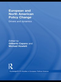 cover of the book European and North American Policy Change: Drivers and Dynamics