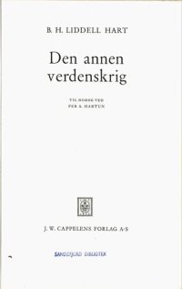 cover of the book Den annen verdenskrig