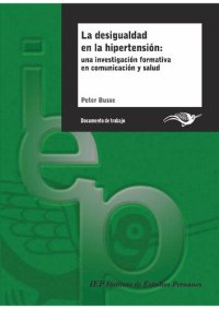 cover of the book La desigualdad en la hipertensión: una investigación formativa en comunicación y salud