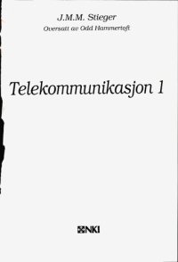 cover of the book Telekommunikasjon 1