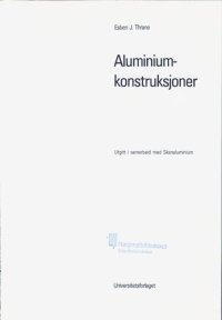 cover of the book Aluminiumkonstruksjoner