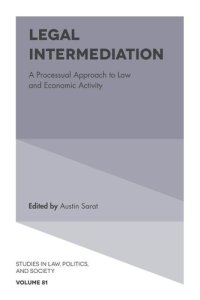 cover of the book Legal Intermediation: A Processual Approach to Law and Economic Activity