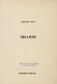 cover of the book Tallære