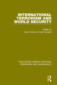 cover of the book International Terrorism and World Security