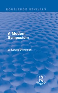 cover of the book A Modern Symposium