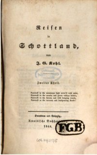 cover of the book Reisen in Schottland