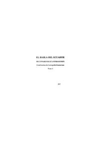 cover of the book El habla del Ecuador: Diccionario de Ecuatorianismos. Contribución a la lexicografía ecuatoriana. A-G