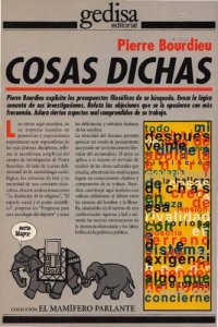 cover of the book Cosas dichas