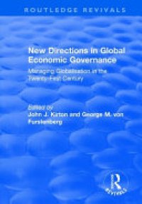 cover of the book New Directions in Global Economic Governance: Managing Globalisation in the Twenty-first Century