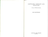 cover of the book Capitalism, conflict and inflation : essays in political economy