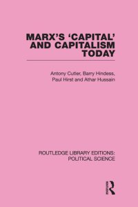 cover of the book Marx's 'Capital' and Capitalism Today