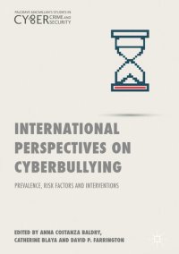 cover of the book International Perspectives on Cyberbullying : Prevalence, Risk Factors and Interventions