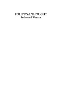 cover of the book Political Thought: Indian and Western