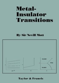 cover of the book Metal-Insulator Transitions