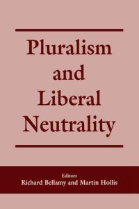 cover of the book Pluralism and Liberal Neutrality