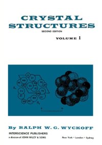 cover of the book Crystal Structures - Volume 1