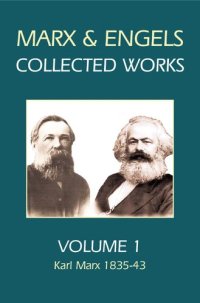 cover of the book Marx & Engels Collected Works. Volume 1: Karl Marx 1835-43