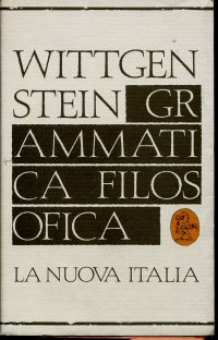 cover of the book Grammatica filosofica